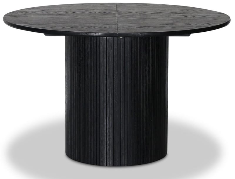 Nova förlängningsbart runt matbord Ø115-160 cm - Svartbetsad ek - Svartbetsad Ek - Products - Möbler - Bord & matgrupp - Matbord & köksbord