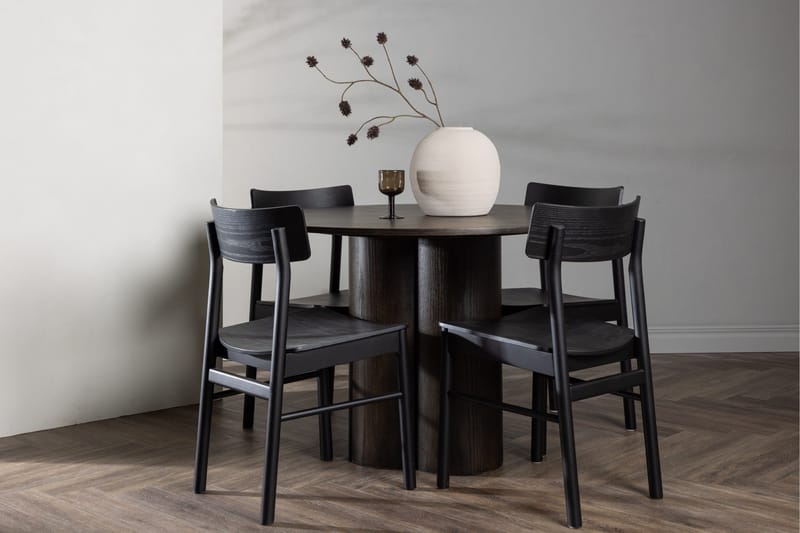 Olivia Matgrupp + 4 stolar - Mocca - Products - Möbler - Bord & matgrupp - Matgrupp