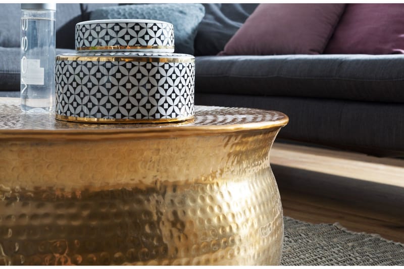 Osagie Soffbord 75 cm Runt - Koppar - Products - Möbler - Bord & matgrupp - Soffbord