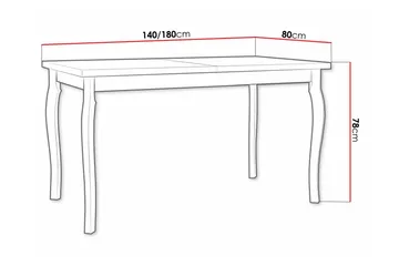 Patrickswell Matbord 80 cm - Vit - Products - Möbler - Bord & matgrupp - Matbord & köksbord