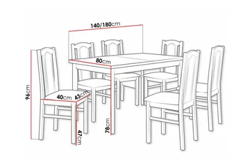 Patrickswell Matgrupp - Products - Möbler - Bord & matgrupp - Matgrupp