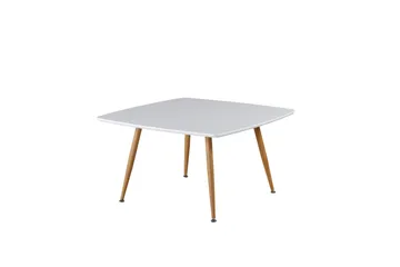 Plaza Soffbord 80x80 cm - Vit - Products - Möbler - Bord & matgrupp - Soffbord
