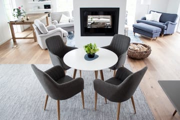 Polar Matbord 90 cm - Vit - Products - Möbler - Bord & matgrupp - Matbord & köksbord