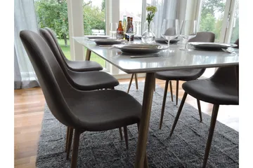 Polar Matgrupp 180 cm Rektangulär med 6 Polar stolar - Natur - Products - Möbler - Bord & matgrupp - Matgrupp