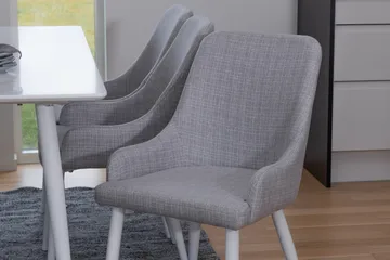 Polar Matgrupp 180 cm Rektangulär med 6 Plaza stolar - Grå - Products - Möbler - Bord & matgrupp - Matgrupp