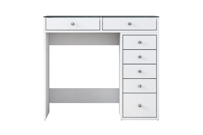 Ramender Sminkbord 90 cm - Glasskiva - Products - Möbler - Bord & matgrupp - Sminkbord & toalettbord