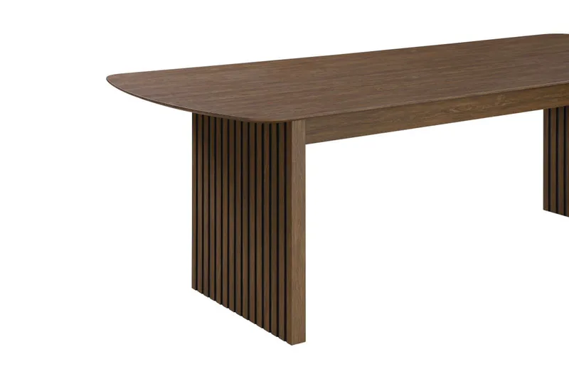 Richeto Matbord Rökt Ek 240 cm - Brun / Ribbad - Products - Möbler - Bord & matgrupp - Matbord & köksbord