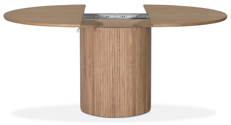 Runt matbord Ø115-160 cm - Whitewash - Whitewash - Products - Möbler - Bord & matgrupp - Matbord & köksbord