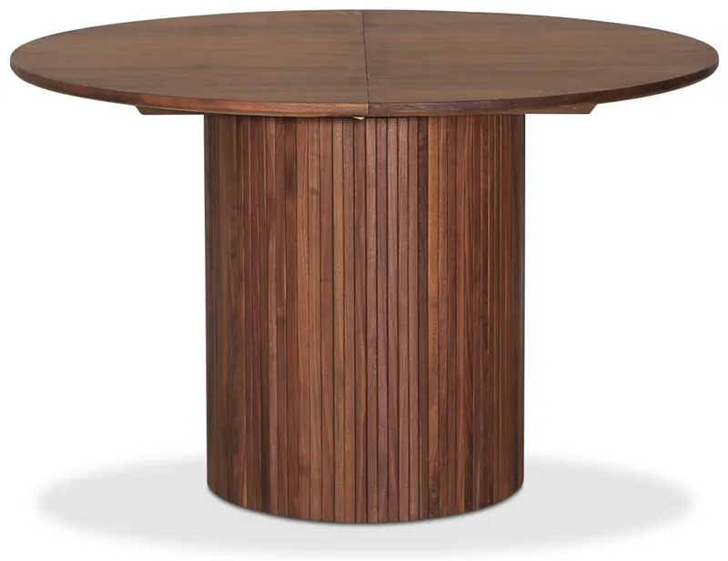 Runt matbord valnöt Ø115-160 cm - Nova, Valnöt