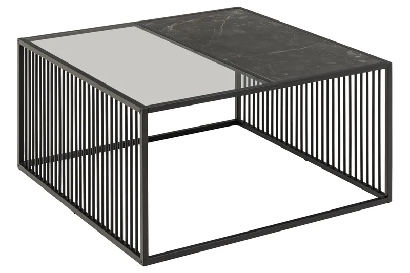 Saklani Soffbord 80x80 cm - Svart - Products - Möbler - Bord & matgrupp - Soffbord