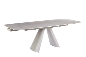 Saturnus matbord förlängningsbart 165-240 cm - Beige travertin - Beige travertin - Products - Möbler - Bord & matgrupp - Matbord & köksbord