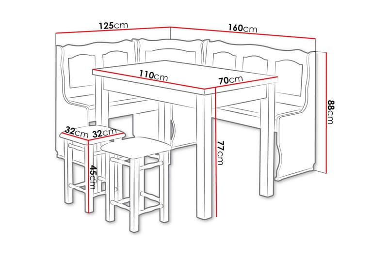 Sialana Matgrupp - Alträ - Products - Möbler - Bord & matgrupp - Matgrupp
