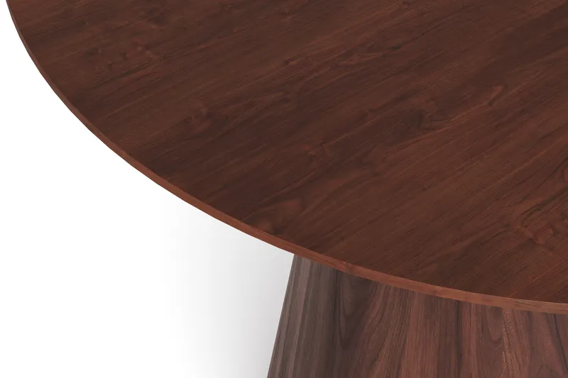 Siena Matbord Runt 130cm Fanér - Valnöt - Products - Möbler - Bord & matgrupp - Matbord & köksbord