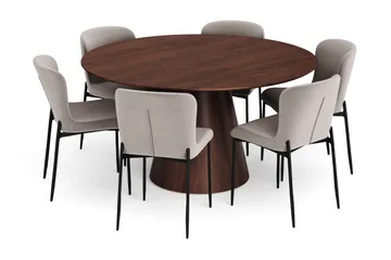 150 cm - Valnöt/Brun