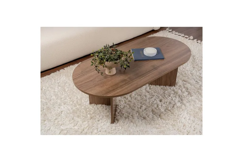 Soffbord Hasina Valnöt - Valnöt - Products - Möbler - Bord & matgrupp - Soffbord