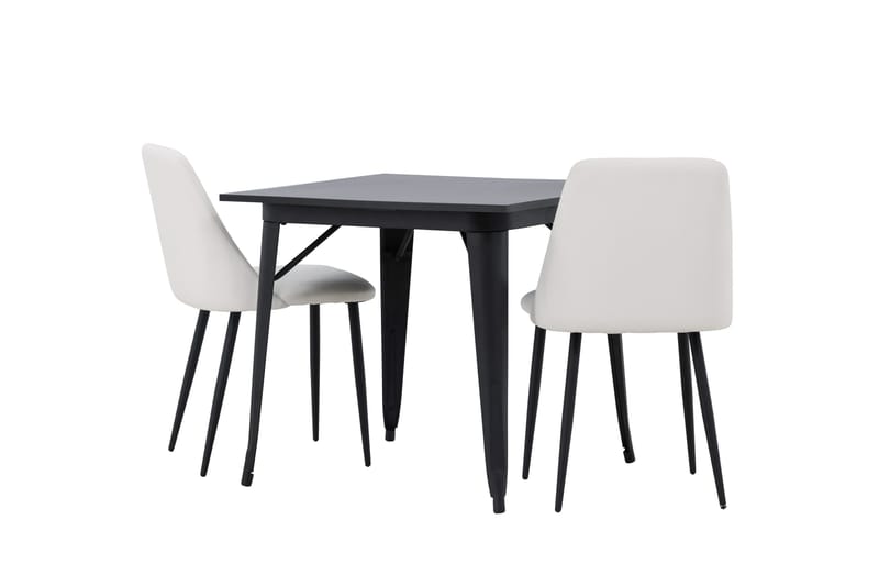 Tempe Matgrupp 80 cm Rektangulär med 2 Night stolar - Svart - Products - Möbler - Bord & matgrupp - Matgrupp