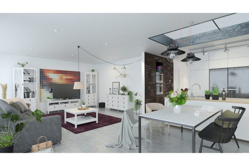 Vallvidera Soffbord 81 cm - Vit - Products - Möbler - Bord & matgrupp - Soffbord