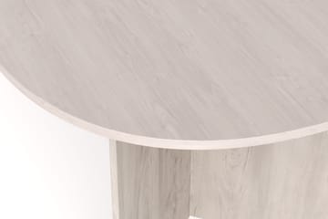 Vera Matbord Oval 220x100 cm Fanér - Vitlaserad - Products - Möbler - Bord & matgrupp - Matbord & köksbord