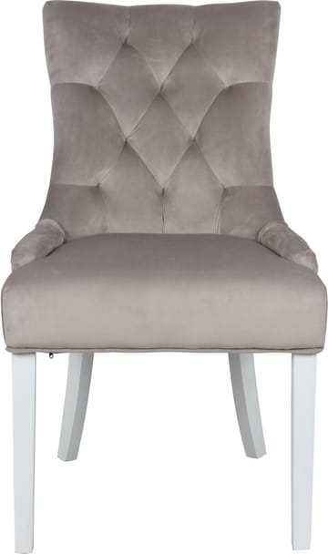 Victoria matgrupp, runt matbord Ø120 cm med 4 st Tuva stol Cleopatra - Vit/Brunbets - Cleopatra Vit/Brunbets - Products - Möbler - Bord & matgrupp - Matgrupp
