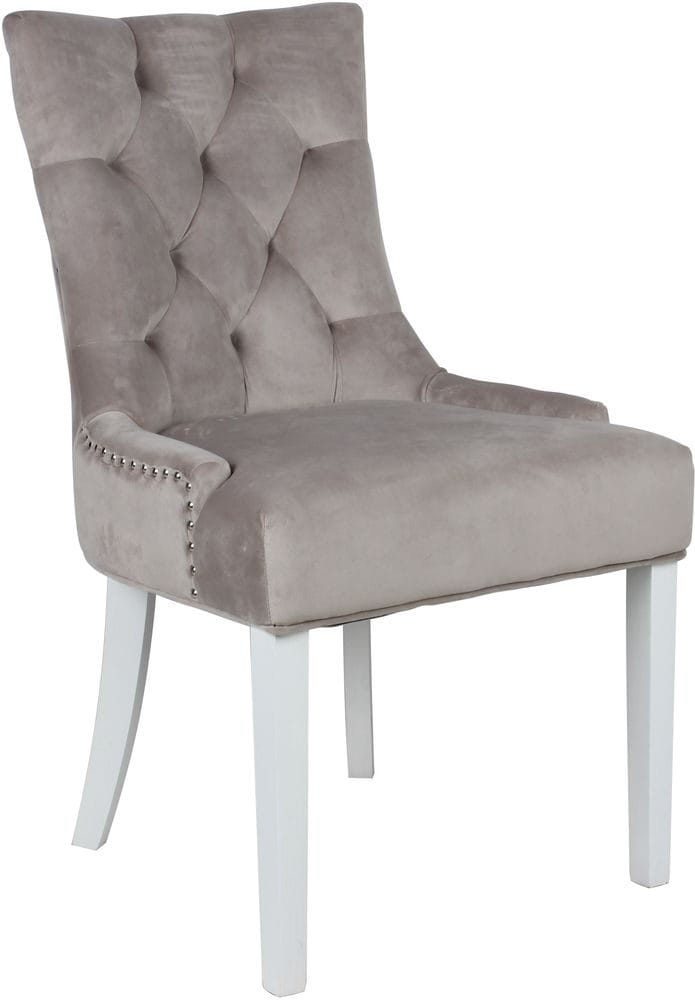 Victoria matgrupp, runt matbord Ø120 cm med 4 st Tuva stol Cleopatra - Vit/Brunbets - Cleopatra Vit/Brunbets - Products - Möbler - Bord & matgrupp - Matgrupp