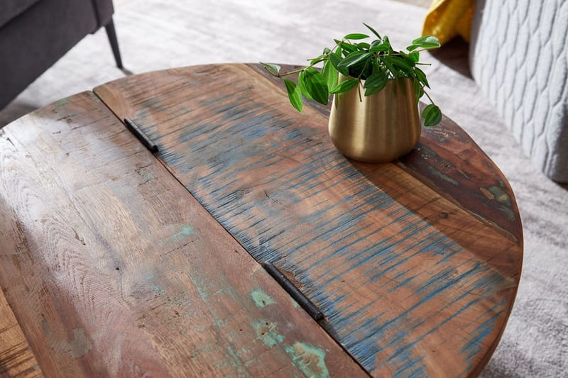 Willowdale Soffbord 60 cm Runt - Brun/Vit - Products - Möbler - Bord & matgrupp - Soffbord