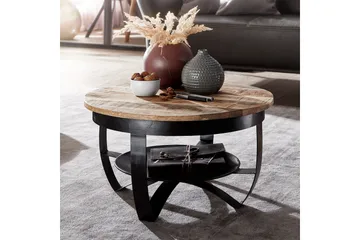 Willowdale Soffbord 60x34 cm med Förvaring Runt - Brun/Svart - Products - Möbler - Bord & matgrupp - Soffbord