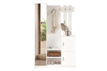 Hialeh Hallmöbelset - Vit - Products - Möbler - Hallmöbler - Möbelset för hall & entre