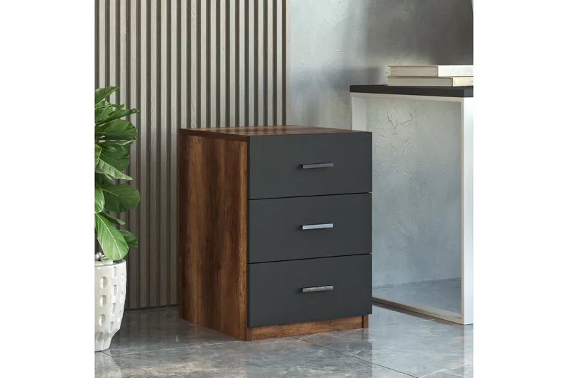 Benich Möbelset Kontor - Teak/Antracit - Products - Möbler - Kontorsmöbler - Möbelset för kontor