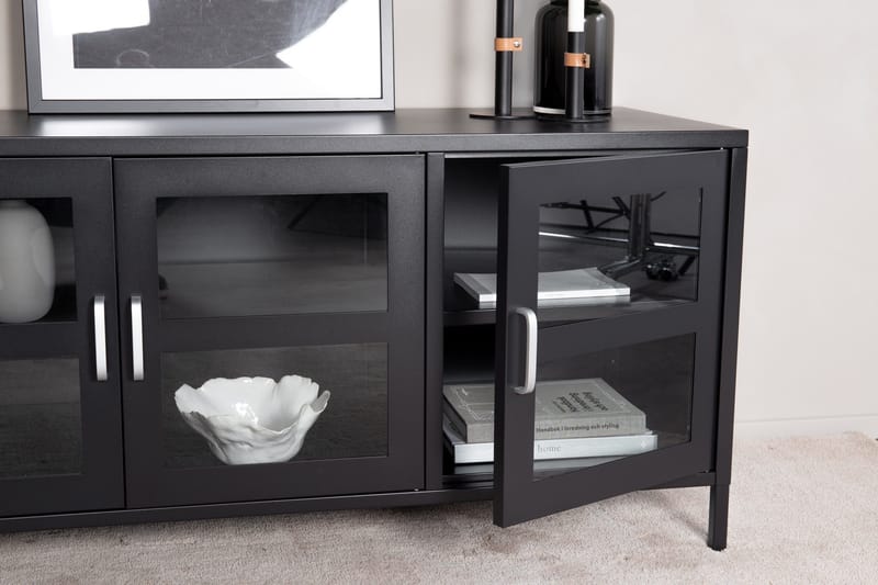 Acero Tv-bänk 120 cm - Svart - Products - Möbler - TV- & Mediamöbler - TV bänk & mediabänk