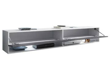 Brya TV-bänk 180 cm LED-belysning - Beige/Blå/RGB LED - Products - Möbler - TV- & Mediamöbler - TV bänk & mediabänk