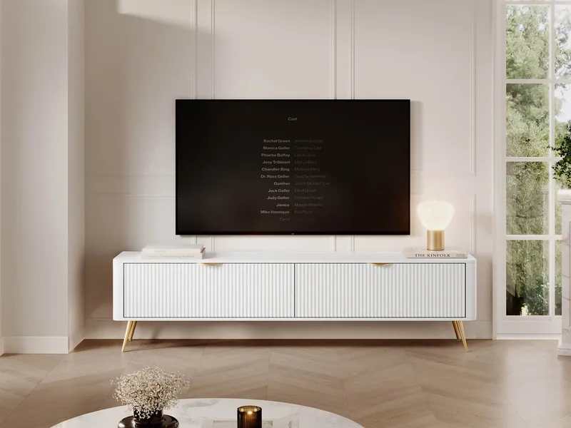 Forba Tv-bänk 200 cm - vit - Products - Möbler - TV- & Mediamöbler - TV bänk & mediabänk