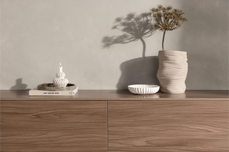 Frihamn Tv-bänk 160x45 cm Brun - Venture Home - Products - Möbler - TV- & Mediamöbler - TV bänk & mediabänk