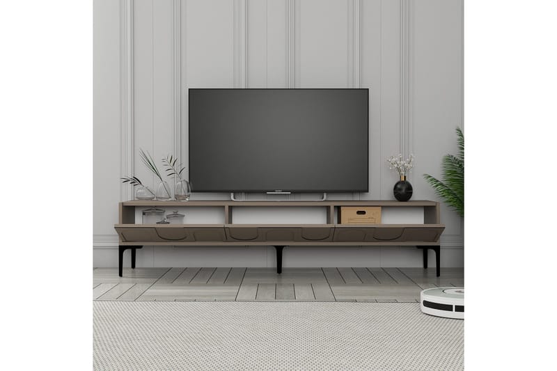 Hazim Tv-bänk 180 cm - Svart - Products - Möbler - TV- & Mediamöbler - TV bänk & mediabänk