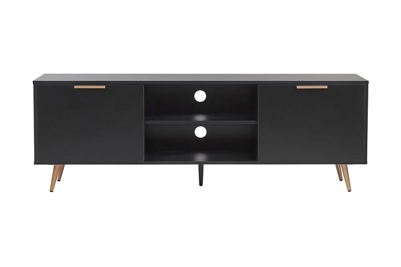 Indio TV-bänk 166x40 cm - Svart - Products - Möbler - TV- & Mediamöbler - TV bänk & mediabänk