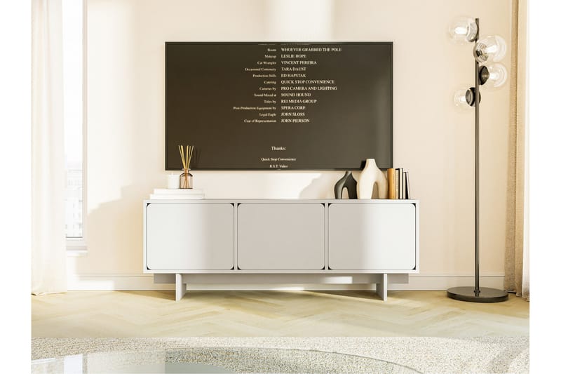 Marinport Tv-bänk 150 cm - Beige - Products - Möbler - TV- & Mediamöbler - TV bänk & mediabänk