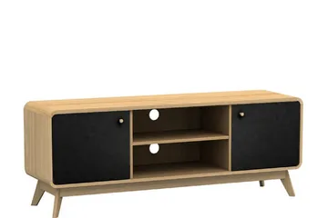 Olivet Tv-bänk 140 cm - Natur/Svart - Products - Möbler - TV- & Mediamöbler - TV bänk & mediabänk