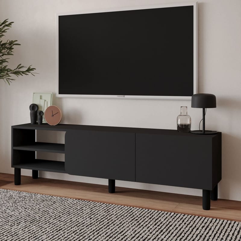 Relento Tv-bänk 150 cm - antracit - Products - Möbler - TV- & Mediamöbler - TV bänk & mediabänk