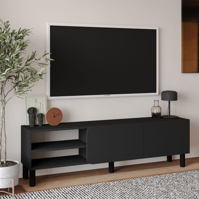 Relento Tv-bänk 150 cm - antracit - Products - Möbler - TV- & Mediamöbler - TV bänk & mediabänk