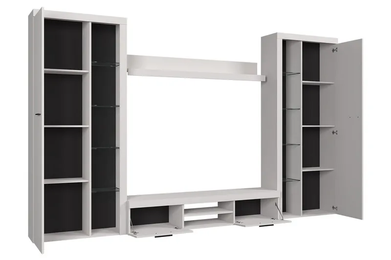 Rumba TV-möbelset 300x34x190 cm - Beige/Brun - Products - Möbler - TV- & Mediamöbler - TV-möbelset