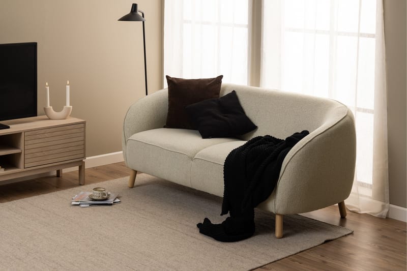 Sakie Tv-bänk 40 cm - Vit - Products - Möbler - TV- & Mediamöbler - TV bänk & mediabänk