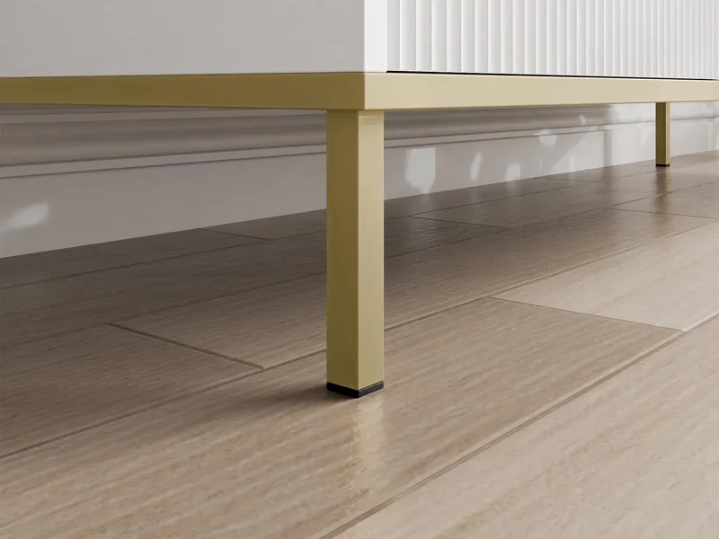 Salmor Tv-bänk 202 cm - Vit - Products - Möbler - TV- & Mediamöbler - TV bänk & mediabänk