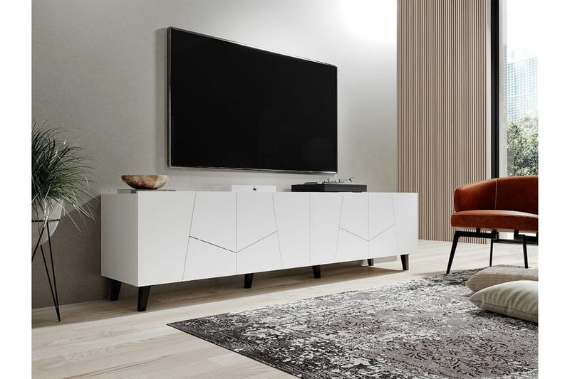 Strontian Tv-skåp 201 cm Scandinavian Choice White - Products - Möbler - TV- & Mediamöbler - TV-skåp