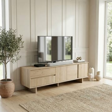 Tavon TV-bänk 180x55x45 cm - Naturlig ek - Products - Möbler - TV- & Mediamöbler - TV bänk & mediabänk