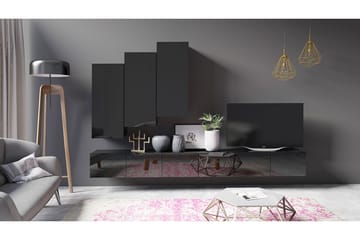 Tessan Tv-möbelset - Svart - Products - Möbler - TV- & Mediamöbler - TV-möbelset