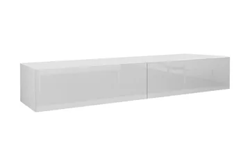 Vasil TV-bänk 180 cm - Vit/Vit Högglans - Products - M öbler - TV- & Mediamöbler - TV bänk & mediabänk