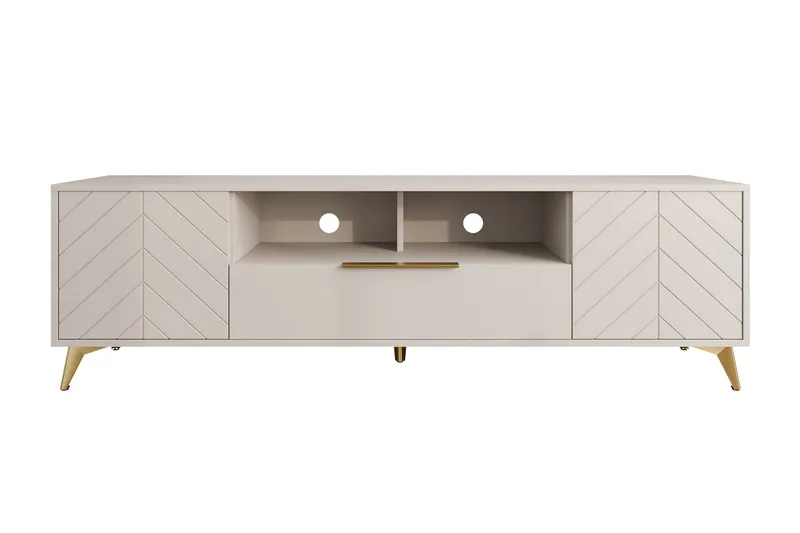 Vemdalen Tv-bänk 204 cm, Sand beige