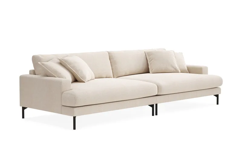 Menard Premium 5-sits Djup Soffa i Chenille - Ljusbeige - Products - Möbler - Soffa