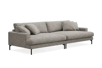 Menard Premium 5-sits Djup Soffa i Chenille - Grå - Products - Möbler - Soffa