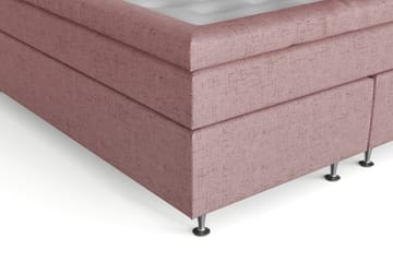 Belda Sängpaket 140x200 Medium - Rosa - Products - Möbler - Säng - Kontinentalsäng