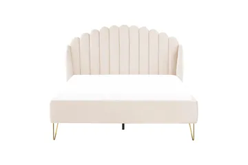 Benicio Sängram 140x200 cm - Beige/Guld - Products - Möbler - Säng - Sängram & sängstomme